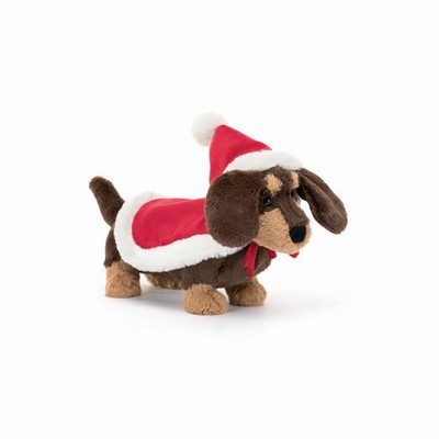 Jellycat Winter Warmer Otto Sausage Dog USA | 63429HLES